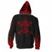 One Piece Portgas D. Ace Red Zip Up Hoodie