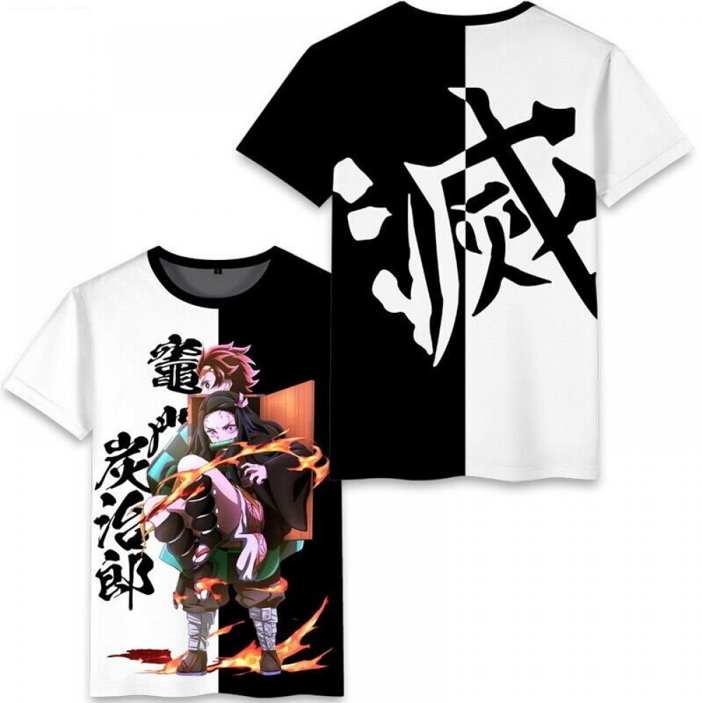 Demon Slayer Tanjiro Kamado and Nezuko Kamado T-shirt 